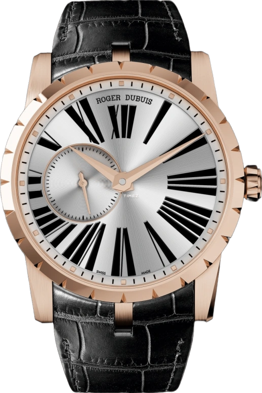 Roger Dubuis,Excalibur 42mm,42mm,Rose Gold,Rose Gold,Silver White,Automatic,52hours,In-house Caliber,RDDBEX0351