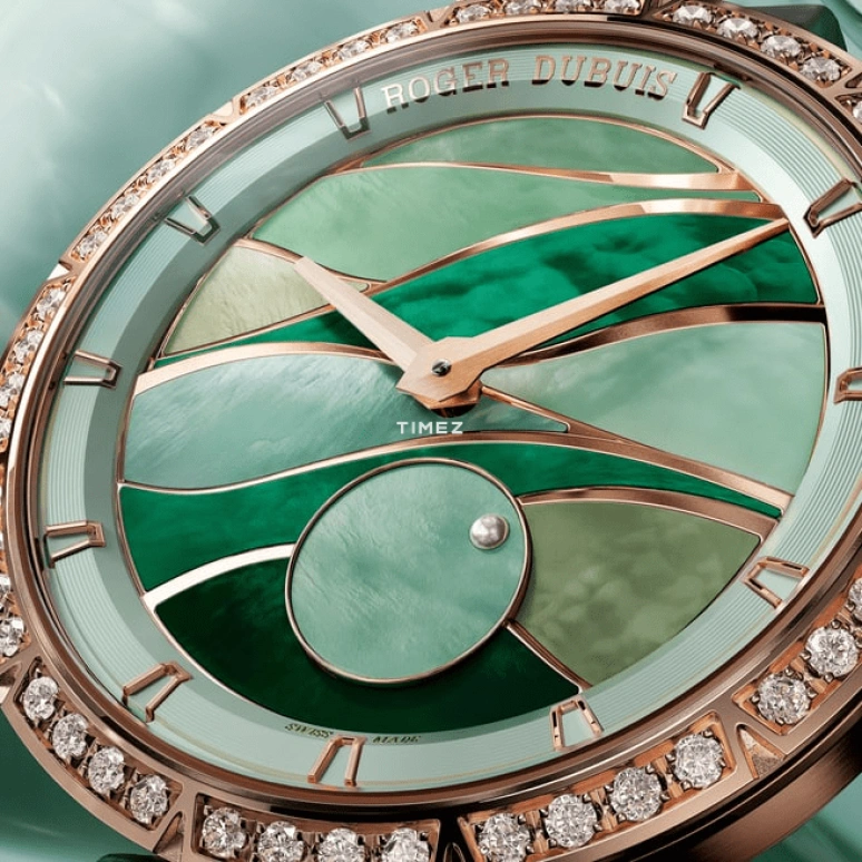 Roger Dubuis,Excalibur 36mm,36mm,Rose Gold,Multi-Color,Green,Automatic,48hours,In-house Caliber,RDDBEX1198