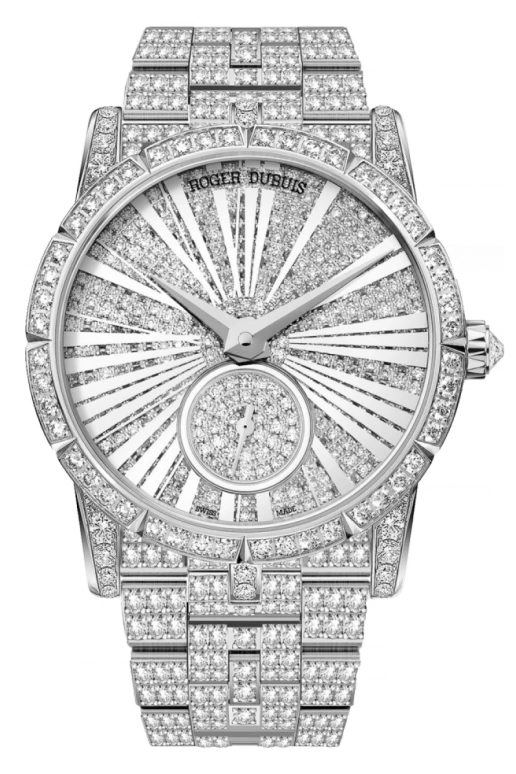 Roger Dubuis,Excalibur 36mm,36mm,White Gold,Silver,Automatic,48hours,In-house Caliber,RDDBEX0417