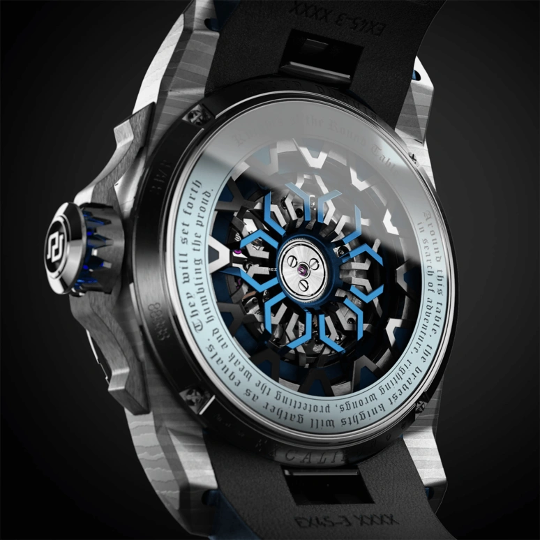 Roger Dubuis,Knights of The Round Table 45mm,45mm,Titanium,White,Automatic,48hours,In-house Caliber,RDDBEX1058