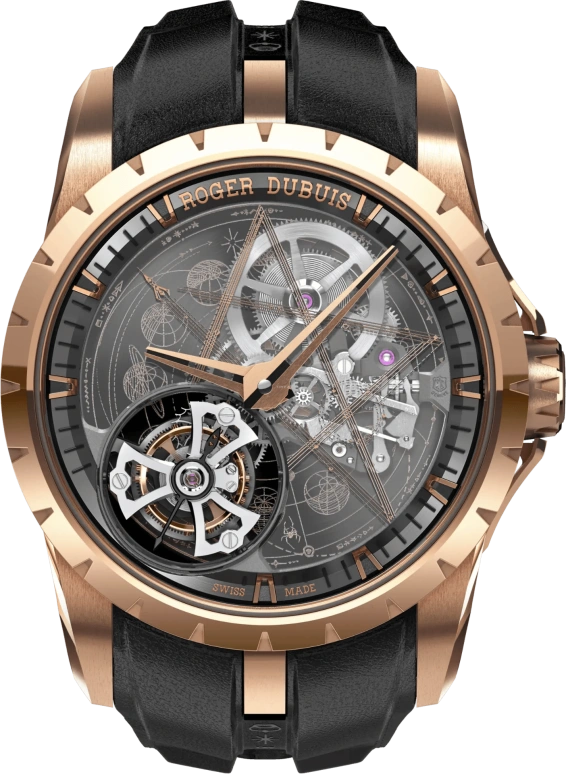Roger Dubuis,Excalibur 42mm,42mm,Eon Gold™,Rose Gold,Handwound,72hours,In-house Caliber,RDDBEX0930