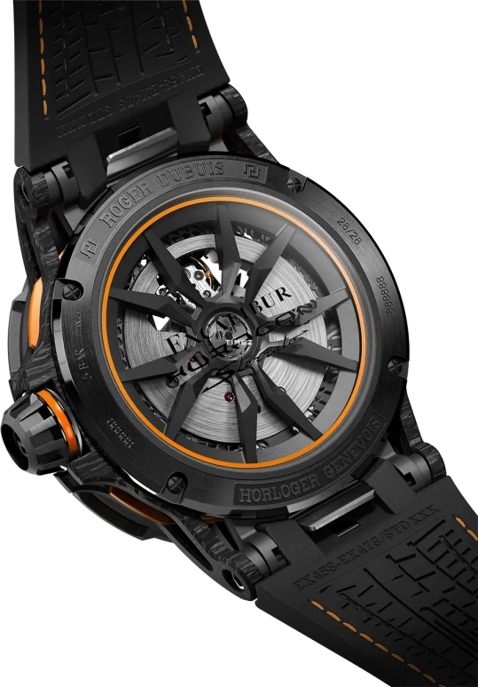 Roger Dubuis,Excalibur 45mm,45mm,Titanium Gold,Skeleton,Red,Automatic,Day,60hours,RDDBEX1033