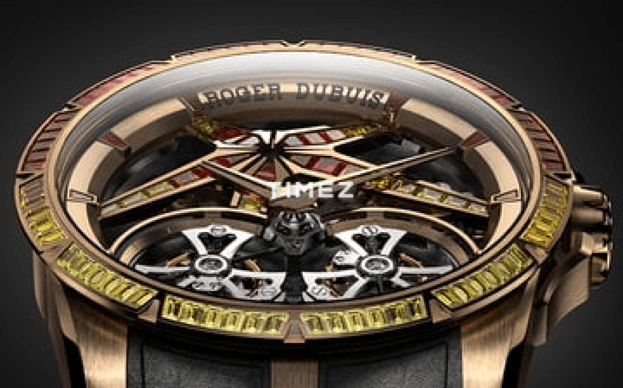 Roger Dubuis,Excalibur 45mm,45mm,Rose Gold,Skeleton,Handwound,Tourbillon,72hours,RDDBEX1130