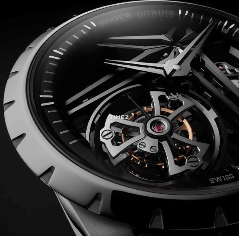 Roger Dubuis,Excalibur 42mm,42mm,Titanium,Skeleton,Handwound,Tourbillon,72hours,RDDBEX1112
