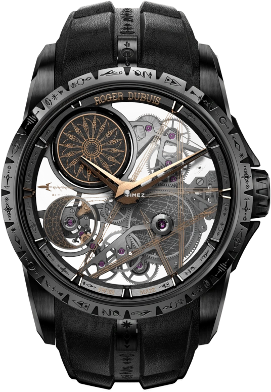 Roger Dubuis,Excalibur 42mm,42mm,Ceramic,Black,Automatic,Tourbillon,72hours,RDDBEX1041