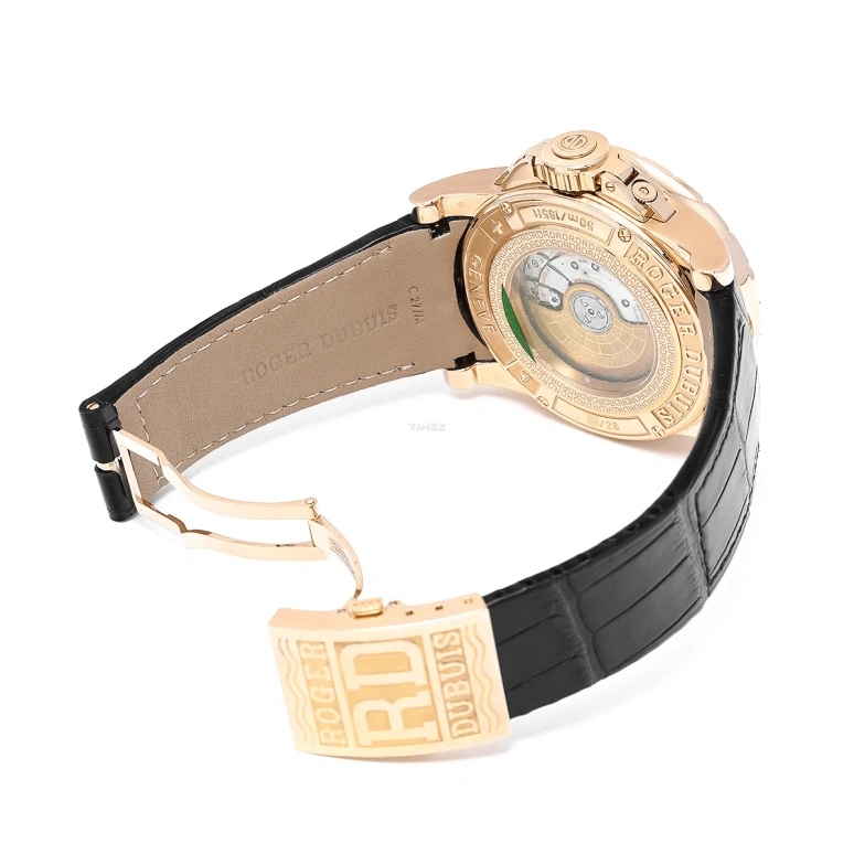 Roger Dubuis,Excalibur 45mm,45mm,Rose Gold,Black,Automatic,day-night-indication,RDDBEX0202