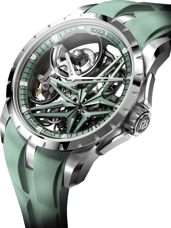 Roger Dubuis,Excalibur 42mm,42mm,Platinum,White,Automatic,72hours,In-house Caliber,RDDBEX1010