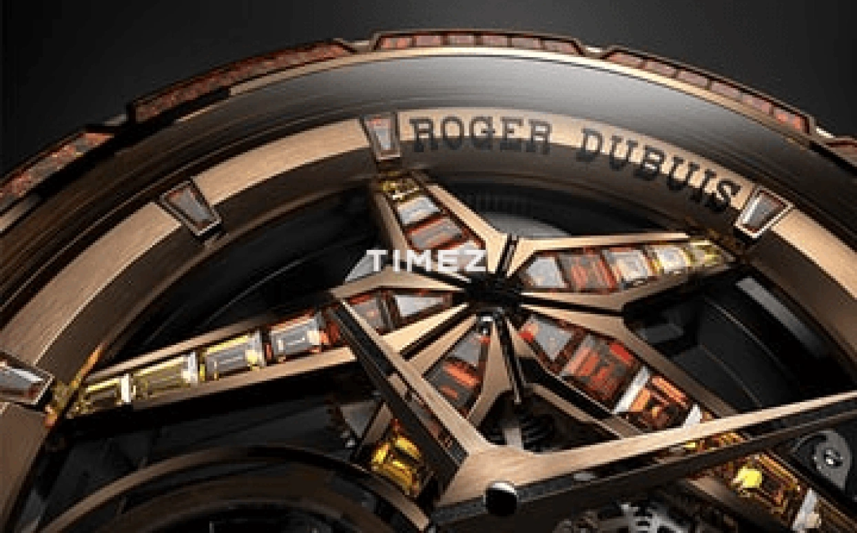 Roger Dubuis,Excalibur 45mm,45mm,Rose Gold,Skeleton,Handwound,Tourbillon,72hours,RDDBEX1130