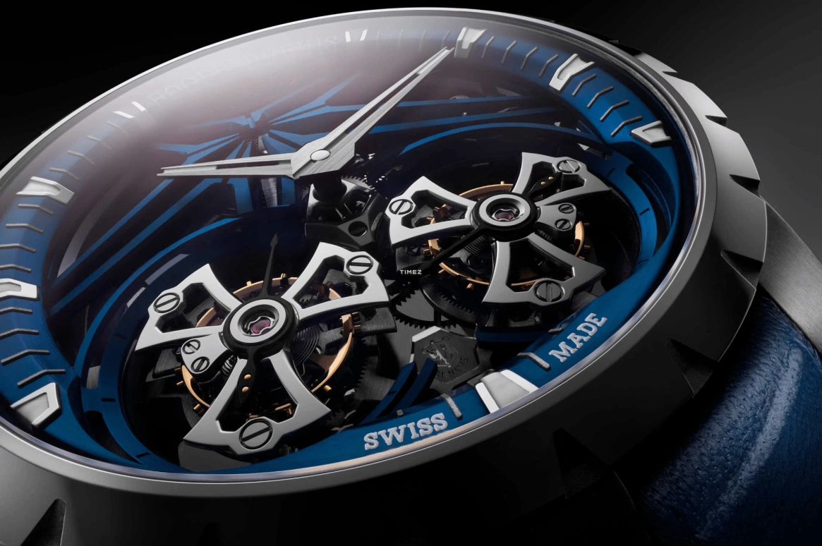 Roger Dubuis,Excalibur 45mm,45mm,Cobalt-chromium Alloy,Silver,Handwound,Tourbillon,72hours,RDDBEX1109