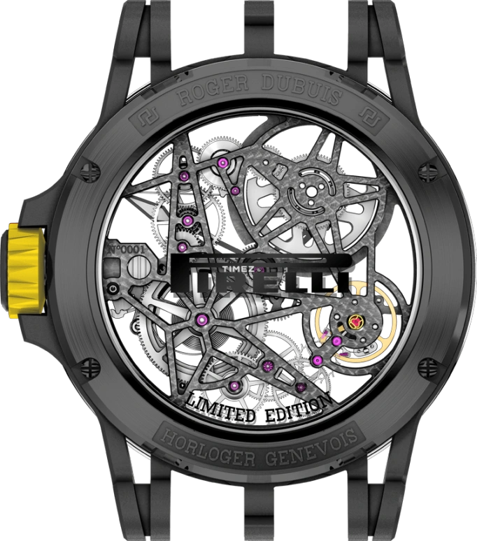 Roger Dubuis,Excalibur 45mm,45mm,Titanium,Skeleton,Automatic,60hours,In-house Caliber,RDDBEX0616
