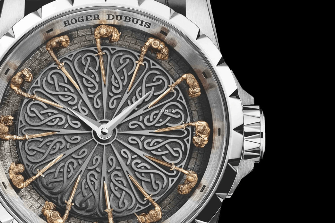 Roger Dubuis,Knights of The Round Table 45mm,45mm,White Gold,Smoky Gray,Automatic,48hours,In-house Caliber,RDDBEX0495
