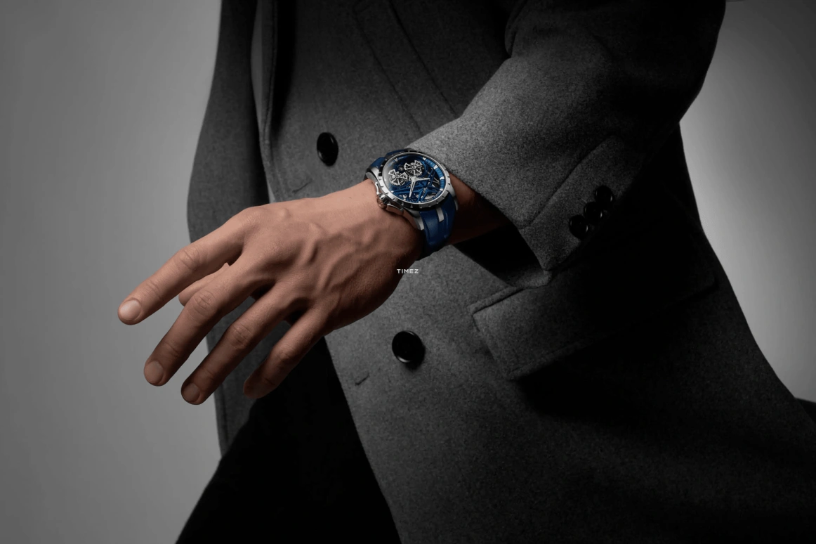 Roger Dubuis,Excalibur 45mm,45mm,Cobalt-chromium Alloy,Silver,Handwound,Tourbillon,72hours,RDDBEX1109