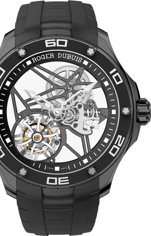 Roger Dubuis,Pulsion 44mm,44mm,Titanium,Skeleton,Handwound,60hours,In-house Caliber,RDDBPU0010
