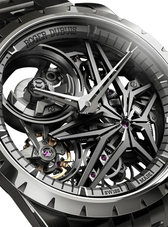 Roger Dubuis,Excalibur 42mm,42mm,Titanium Gold,Skeleton,Automatic,72hours,In-house Caliber,RDDBEX0956