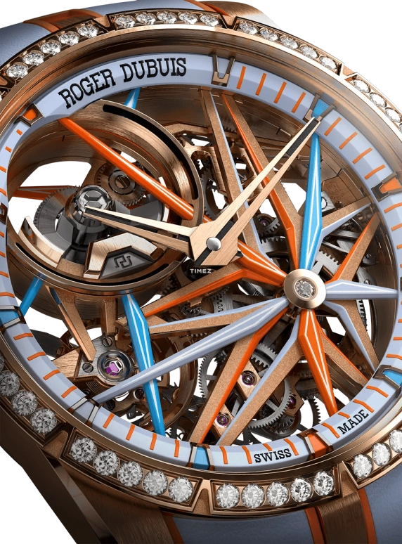 Roger Dubuis,Excalibur 42mm,42mm,Eon Gold™,Skeleton,Automatic,72hours,In-house Caliber,RDDBEX1037