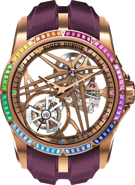 Roger Dubuis,Excalibur ,Rose Gold,Handwound,72hours,In-house Caliber,RDDBEX0982