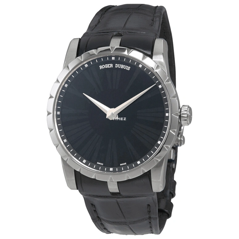 Roger Dubuis,Excalibur 42mm,42mm,White Gold,Black,Automatic,52hours,In-house Caliber,RDDBEX0350