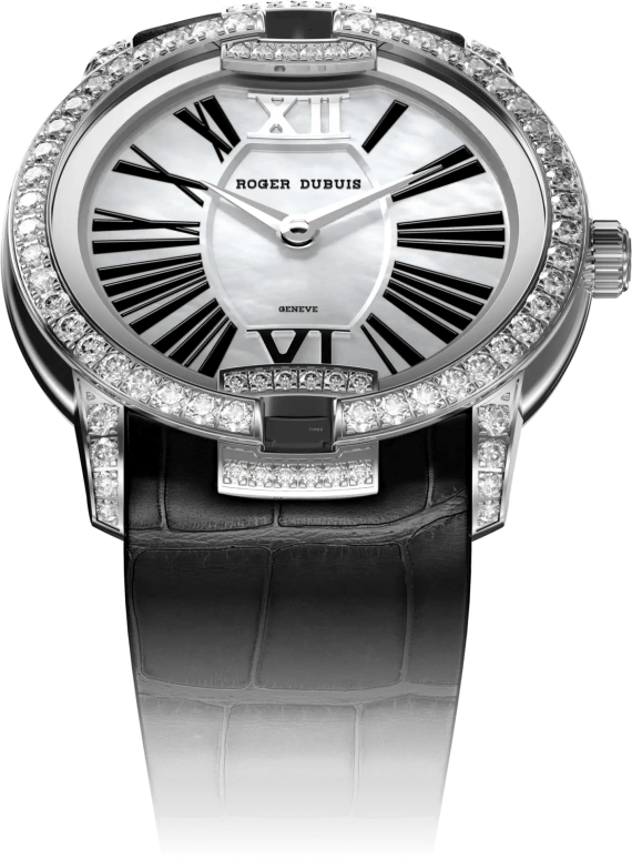 Roger Dubuis,VELVET 36mm,36mm,White Gold,Black,White,Automatic,48hours,In-house Caliber,RDDBVE0072