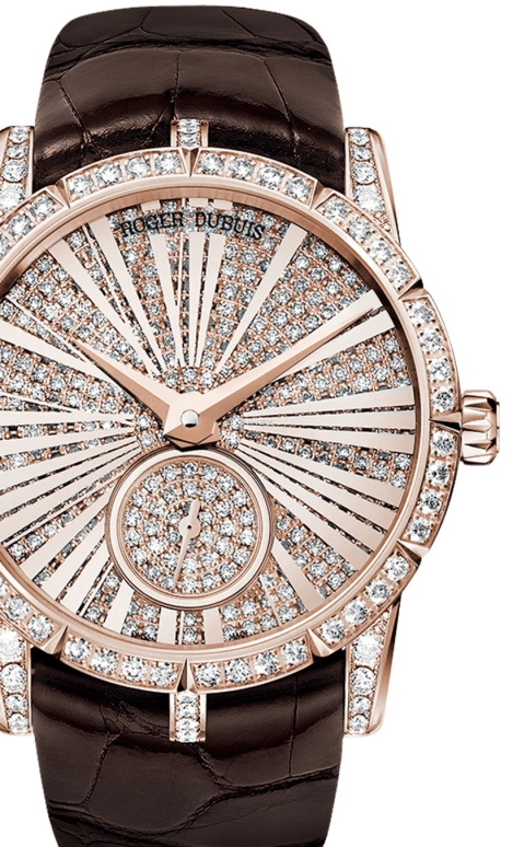 Roger Dubuis,Excalibur 36mm,36mm,Rose Gold,Silver,Rose Gold,Automatic,48hours,In-house Caliber,RDDBEX0357