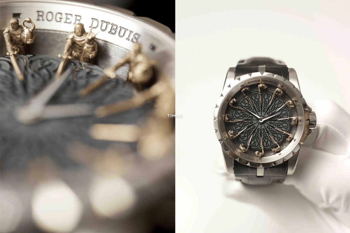 Roger Dubuis,Knights of The Round Table 45mm,45mm,White Gold,Smoky Gray,Automatic,48hours,In-house Caliber,RDDBEX0495