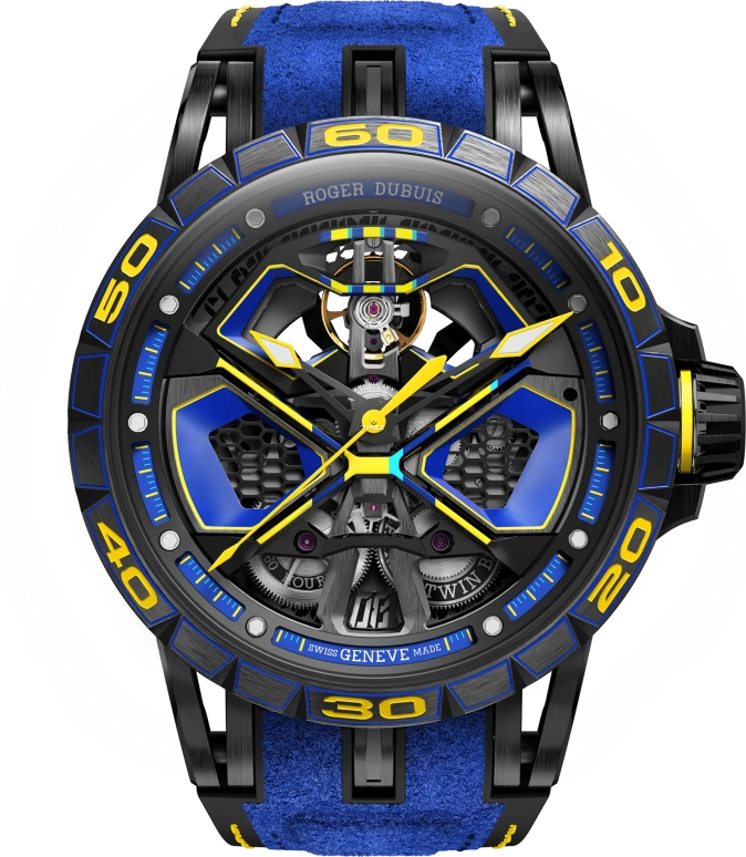 Roger Dubuis,Excalibur Spider 45mm,45mm,Titanium,Skeleton,Automatic,Sapphire,Crystal Glass,Round,RDDBEX1107
