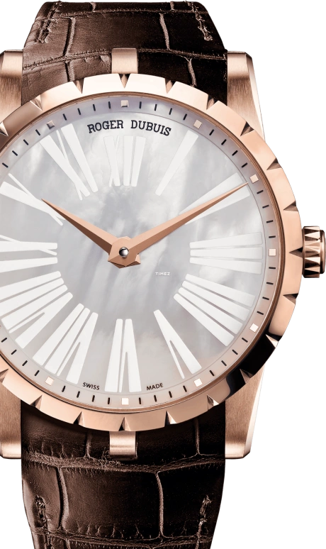 Roger Dubuis,Excalibur 42mm,42mm,Rose Gold,White,Automatic,52hours,In-house Caliber,RDDBEX0348