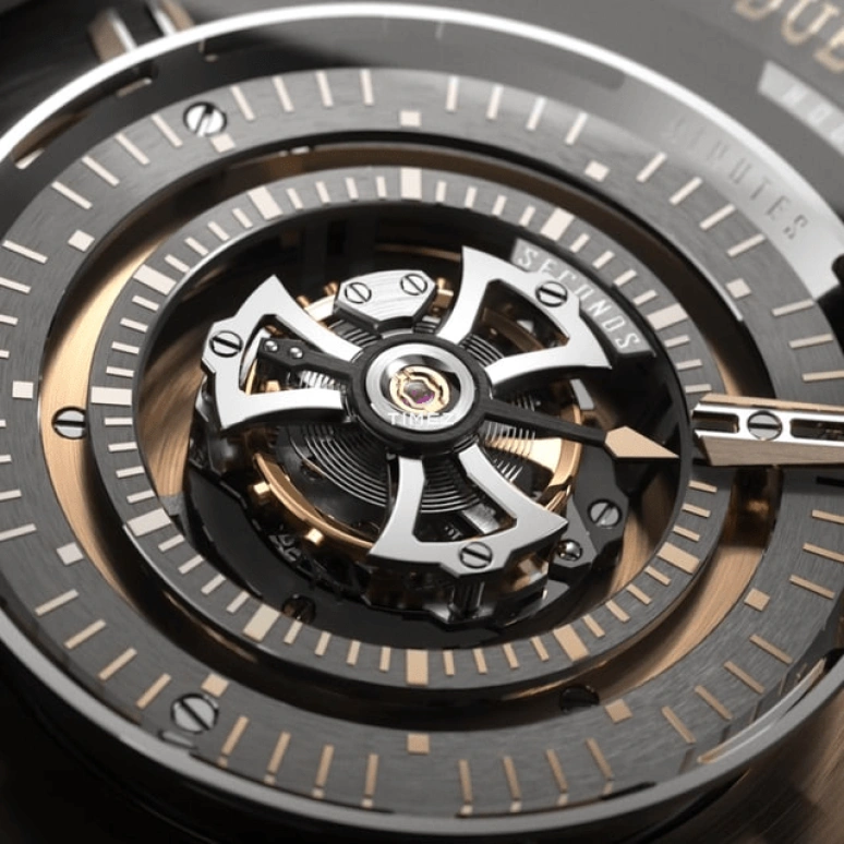 Roger Dubuis,Hyper Watches™ 45mm,45mm,Rose Gold,Skeleton,Handwound,Tourbillon,72hours,RDDBEX1119