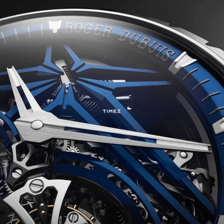 Roger Dubuis,Excalibur 45mm,45mm,Cobalt-chromium Alloy,Silver,Handwound,Tourbillon,72hours,RDDBEX1109
