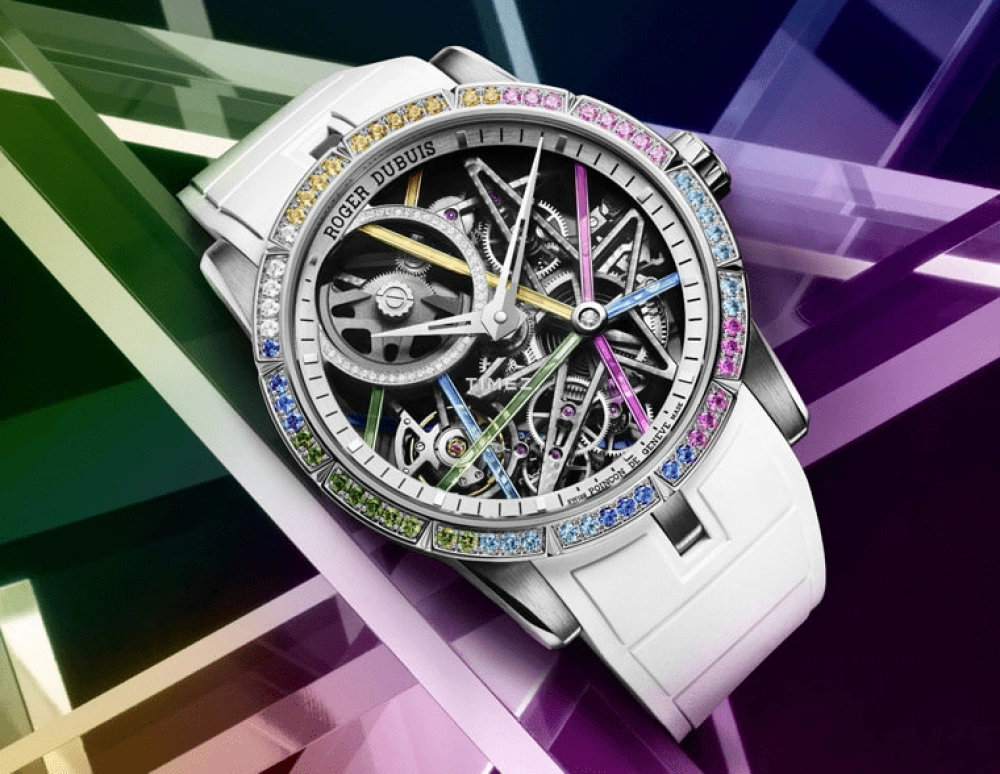 Roger Dubuis,Excalibur 42mm,42mm,White Gold,Skeleton,Automatic,Tourbillon,60hours,RDDBEX0804