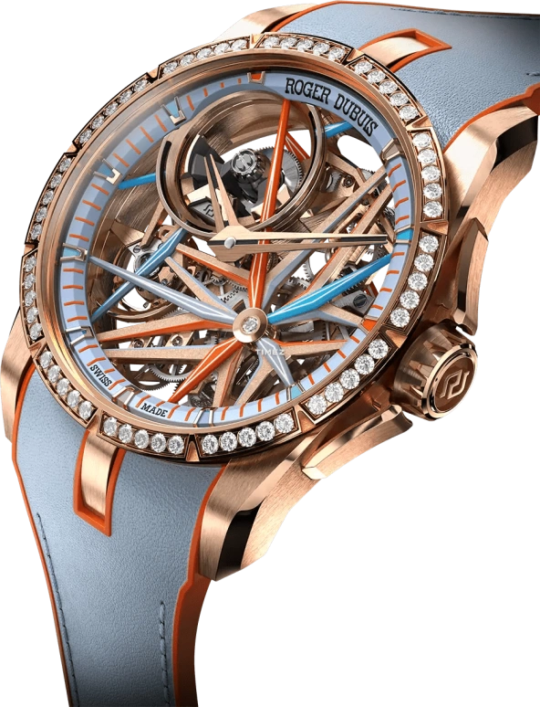 Roger Dubuis,Excalibur 42mm,42mm,Eon Gold™,Skeleton,Automatic,72hours,In-house Caliber,RDDBEX1037