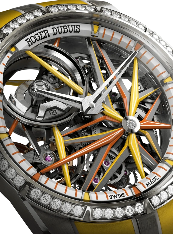Roger Dubuis,Excalibur 42mm,42mm,White Gold,Skeleton,Automatic,72hours,In-house Caliber,RDDBEX1014