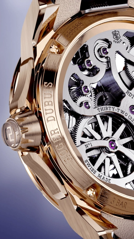 Roger Dubuis,Excalibur 38mm,38mm,Rose Gold,Blue,White,Automatic,72hours,In-house Caliber,RDDBEX1207