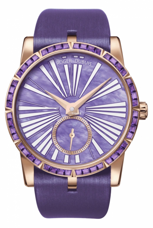 Roger Dubuis,Excalibur 36mm,36mm,Rose Gold,Purple,Automatic,48hours,In-house Caliber,RDDBEX0276