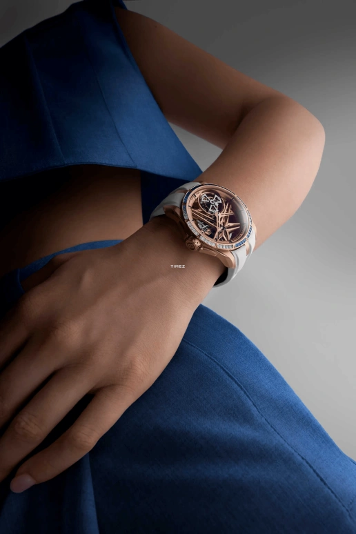 Roger Dubuis,Excalibur 42mm,42mm,Pink Gold,Skeleton,Rose Gold,Handwound,Tourbillon,72hours,RDDBEX1134