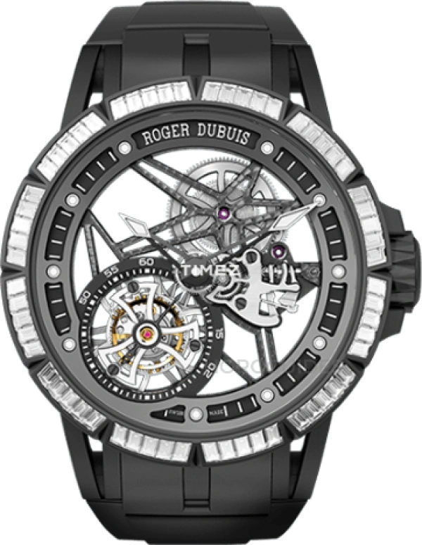 Roger Dubuis,Excalibur 45mm,45mm,Titanium,Skeleton,Handwound,60hours,In-house Caliber,RDDBEX0480