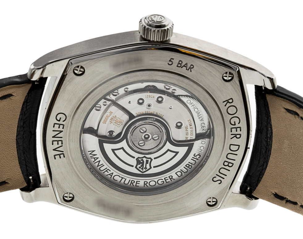 Roger Dubuis,La Monégasque 42mm,42mm,Stainless Steel,Grey,Black,Automatic,48hours,In-house Caliber,RDDBMG0001