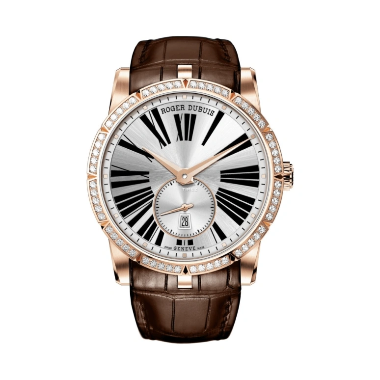 Roger Dubuis,Excalibur 42mm,42mm,Rose Gold,Rose,Black,Silver,Automatic,48hours,In-house Caliber,RDDBEX0578