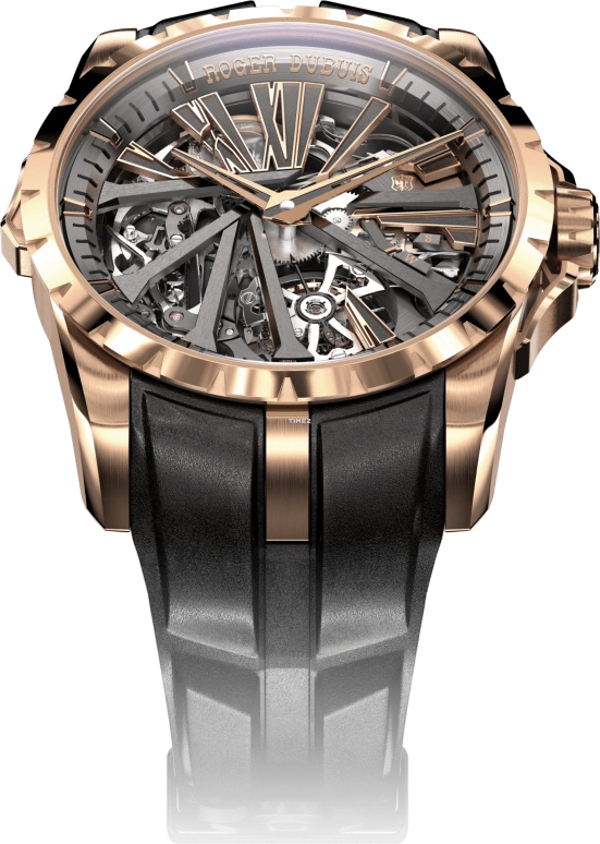 Roger Dubuis,Hyper Watches™ 45mm,45mm,Rose Gold,Skeleton,Automatic,Tourbillon,Minute Repeater,RDDBEX0840