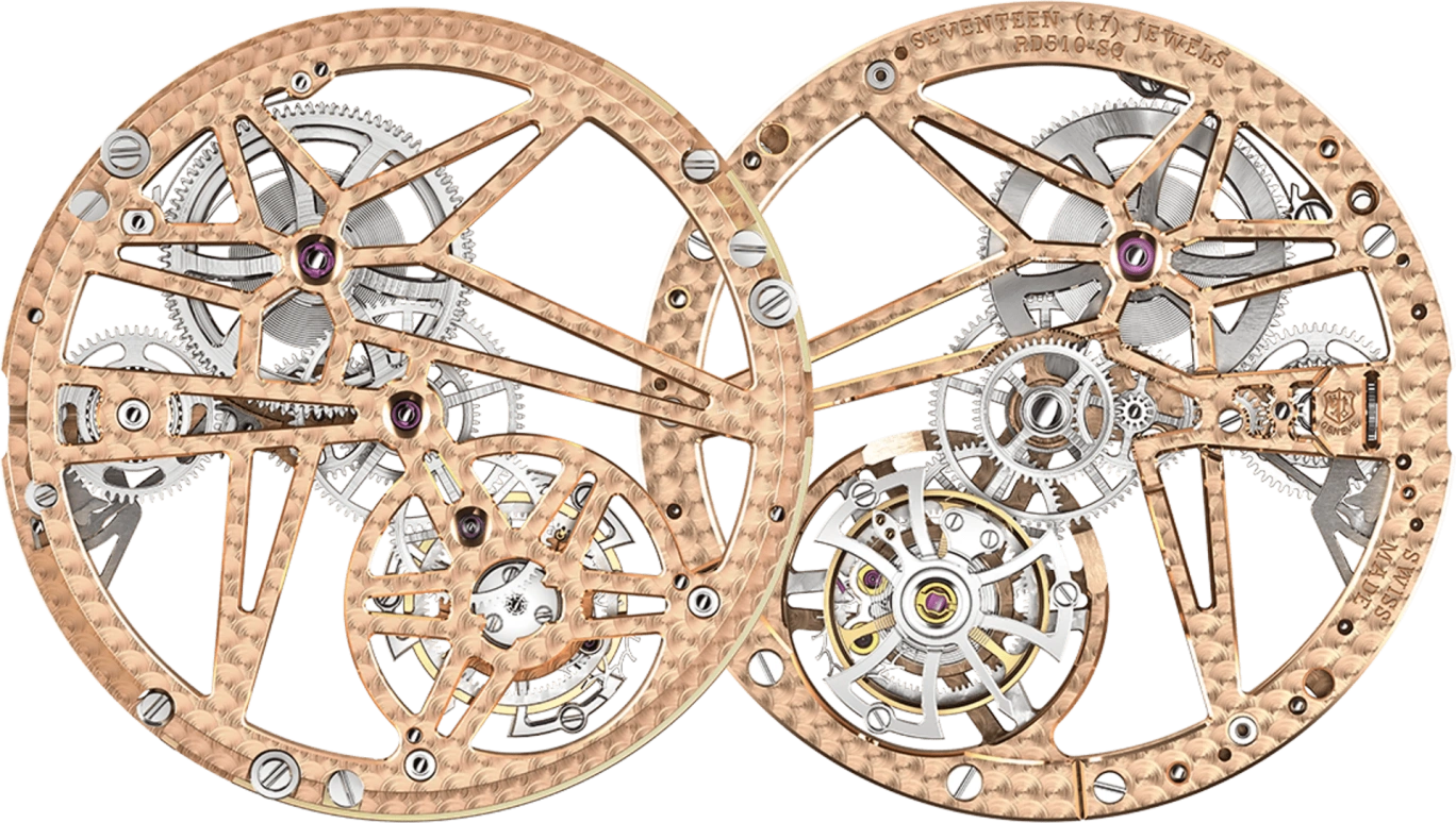 Roger Dubuis,Excalibur 36mm,36mm,Rose Gold,Rose,Handwound,60hours,In-house Caliber,RDDBEX0661