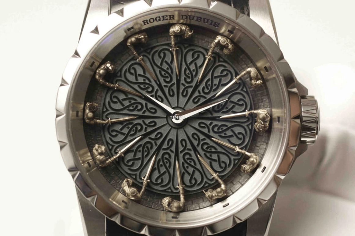 Roger Dubuis,Knights of The Round Table 45mm,45mm,White Gold,Smoky Gray,Automatic,48hours,In-house Caliber,RDDBEX0495