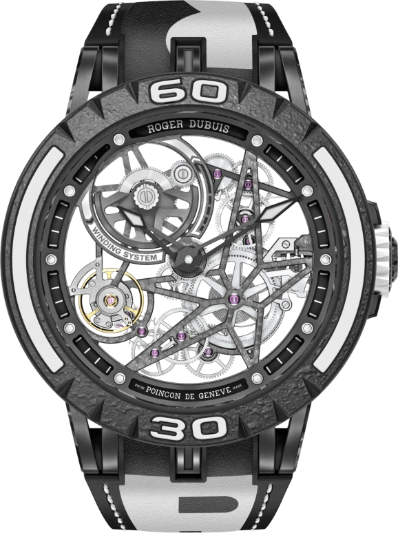 Roger Dubuis,Excalibur Spider 45mm,45mm,Titanium,Black,Automatic,60hours,In-house Caliber,RDDBEX0826