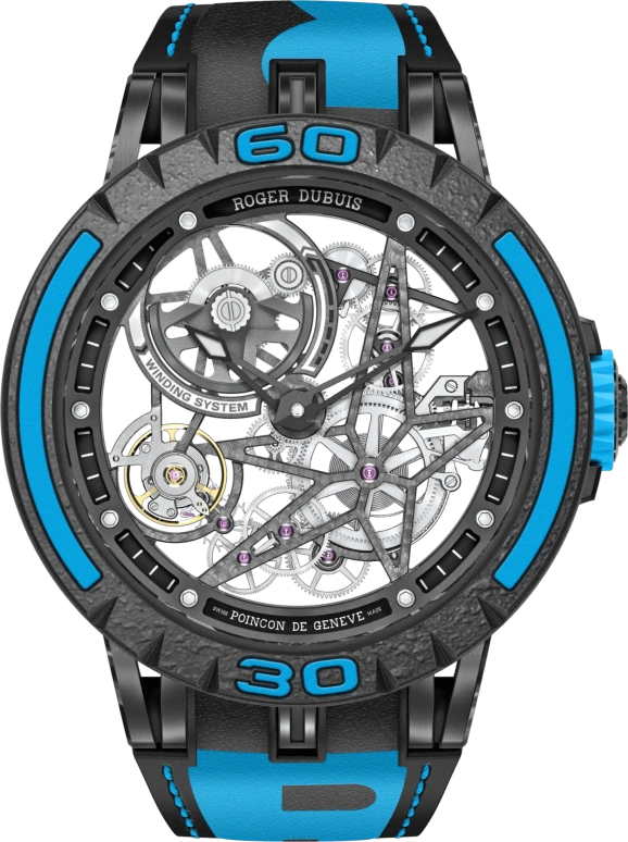 Roger Dubuis,Excalibur Spider 45mm,45mm,Titanium,Black,Automatic,60hours,In-house Caliber,RDDBEX0826