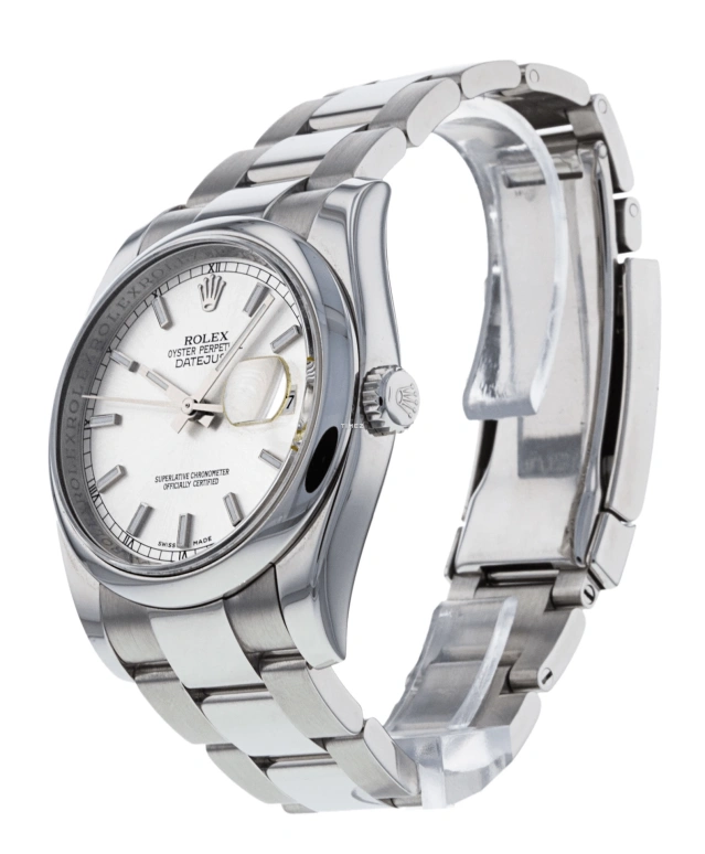 Rolex,Datejust 36 36mm,36mm,Stainless Steel,Silver,Automatic,Day,48hours,116200,116200-72600
