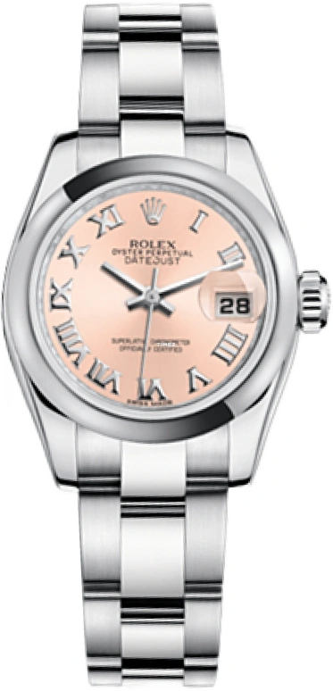 Rolex,Lady-Datejust 26mm,26mm,Oystersteel,Pink,Automatic,Day,48hours,179160,179160-0034