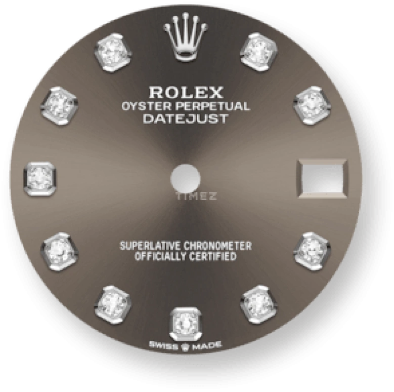 Rolex,Datejust 31 31mm,31mm,White Gold,Stainless Steel,Grey,Automatic,Day,55hours,278274,278274-0007