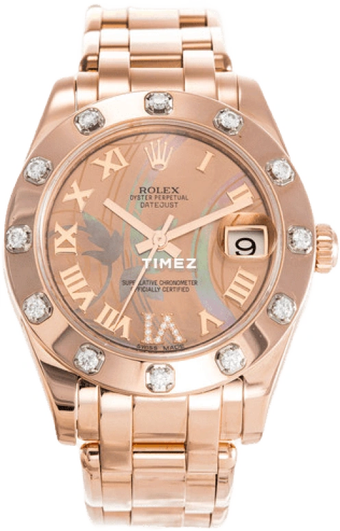 Rolex,Pearlmaster 34mm,34mm,Everose Gold,Rose Gold,Automatic,Day,48hours,81315,81315-0010
