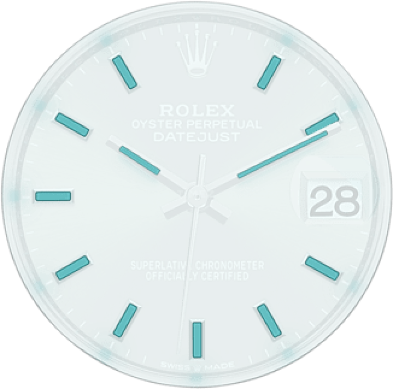 Rolex,Datejust 31 31mm,31mm,White Gold,Green,Automatic,Day,55hours,278289RBR,278289RBR-0015