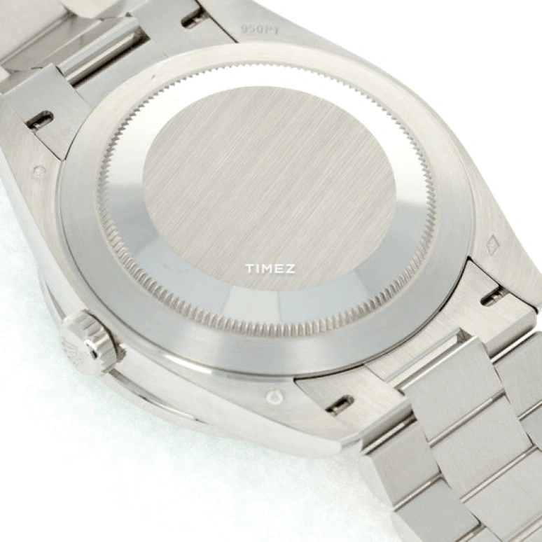 Rolex,Day-Date 40 40mm,40mm,Platinum,Silver White,Automatic,Date,Day,Mirka Federer,228396TEM