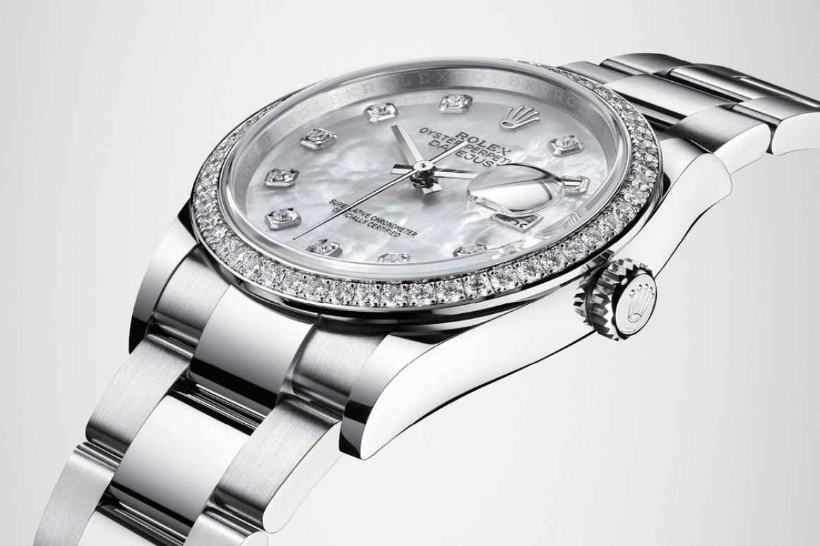 Rolex,Datejust 36 36mm,36mm,White Gold,Stainless Steel,White,Automatic,Day,70hours,126284RBR,126284RBR-0012