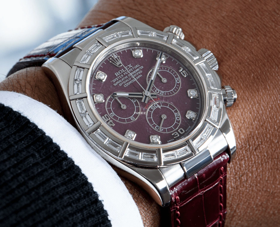 Rolex,Daytona 40mm,40mm,White Gold,Red,Automatic,Chronograph,72hours,116589 Rubellite